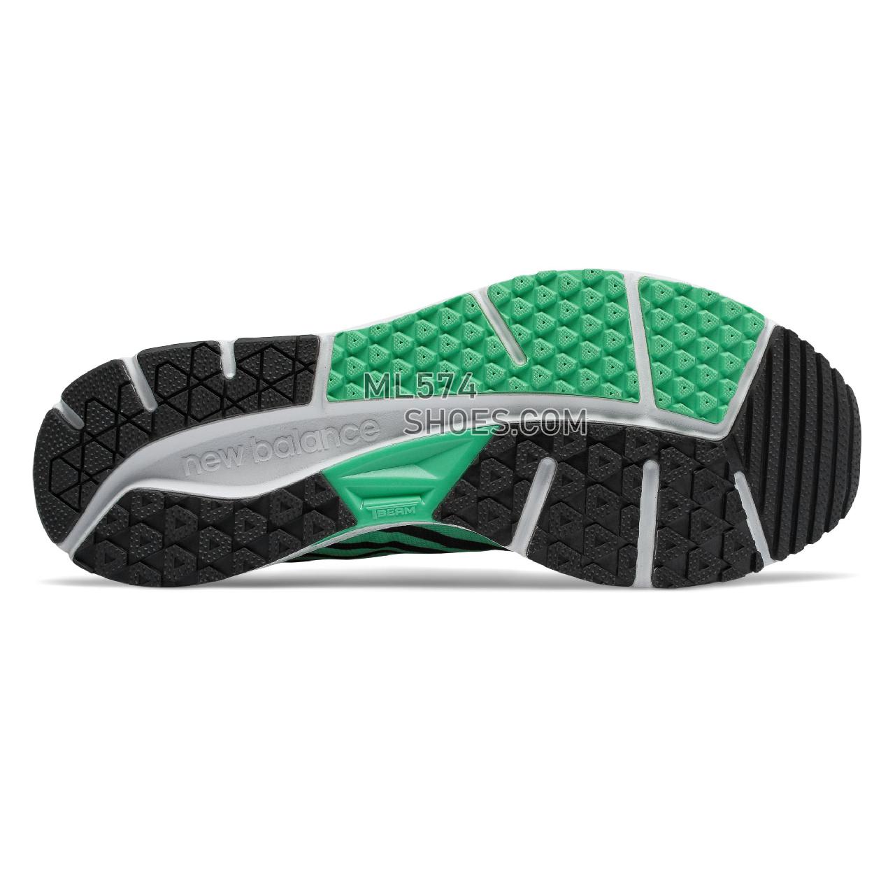 New Balance 1500v5 - Men's Race Running - Black with Neon Emerald - M1500BG5