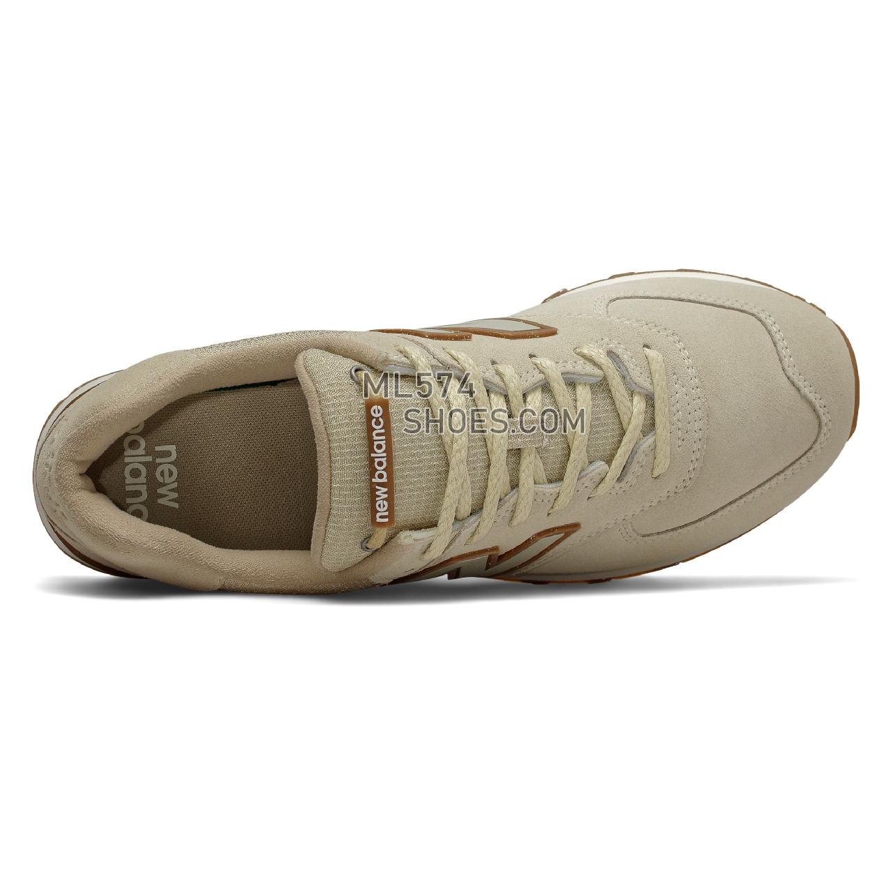 New Balance 574 Premium Outdoors - Men's Classic Sneakers - Bone with Turtle Dove - ML574SOK