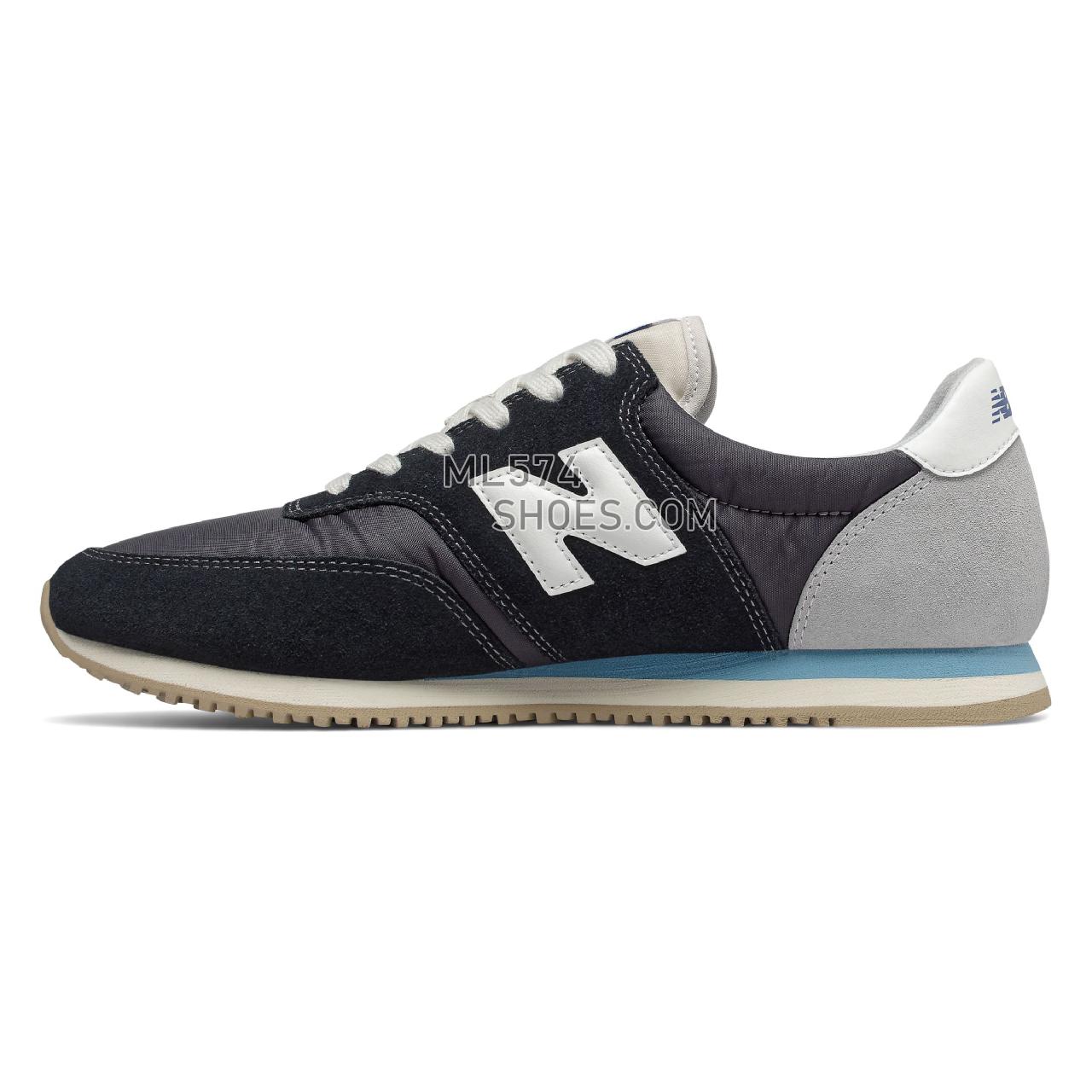 New Balance COMP 100 - Men's Sport Style Sneakers - Black with Wax Blue - MLC100BO