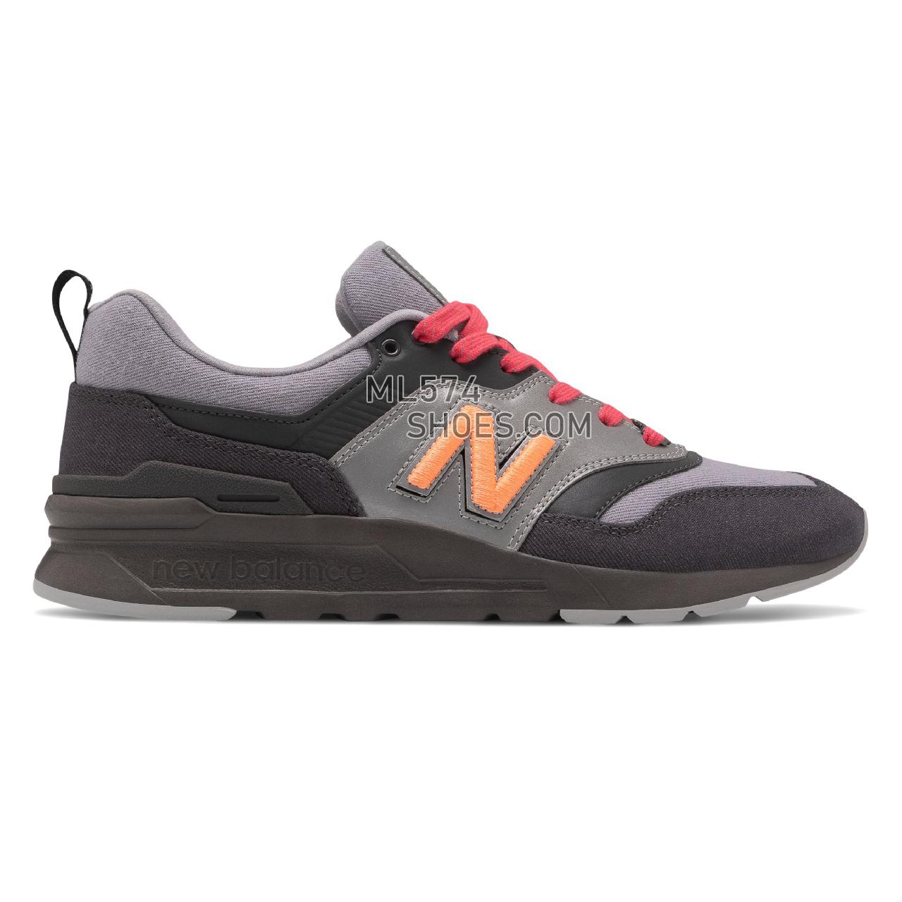 New Balance 997H New Era - Men's Classic Sneakers - Magnet with Red - CM997HNE