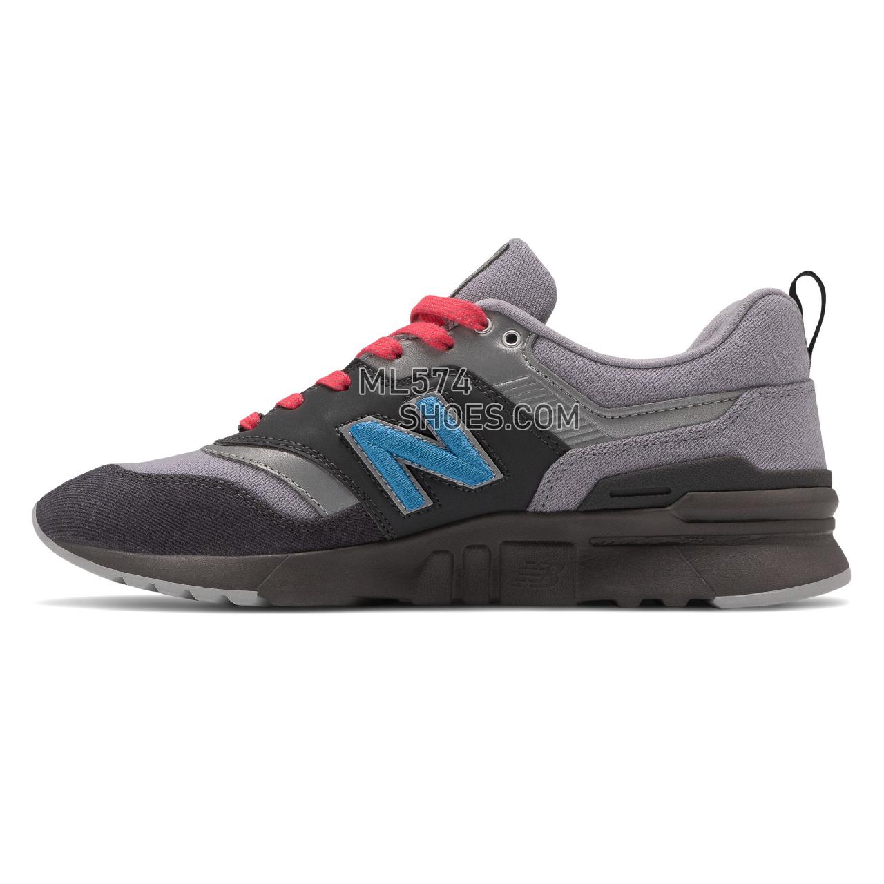 New Balance 997H New Era - Men's Classic Sneakers - Magnet with Red - CM997HNE