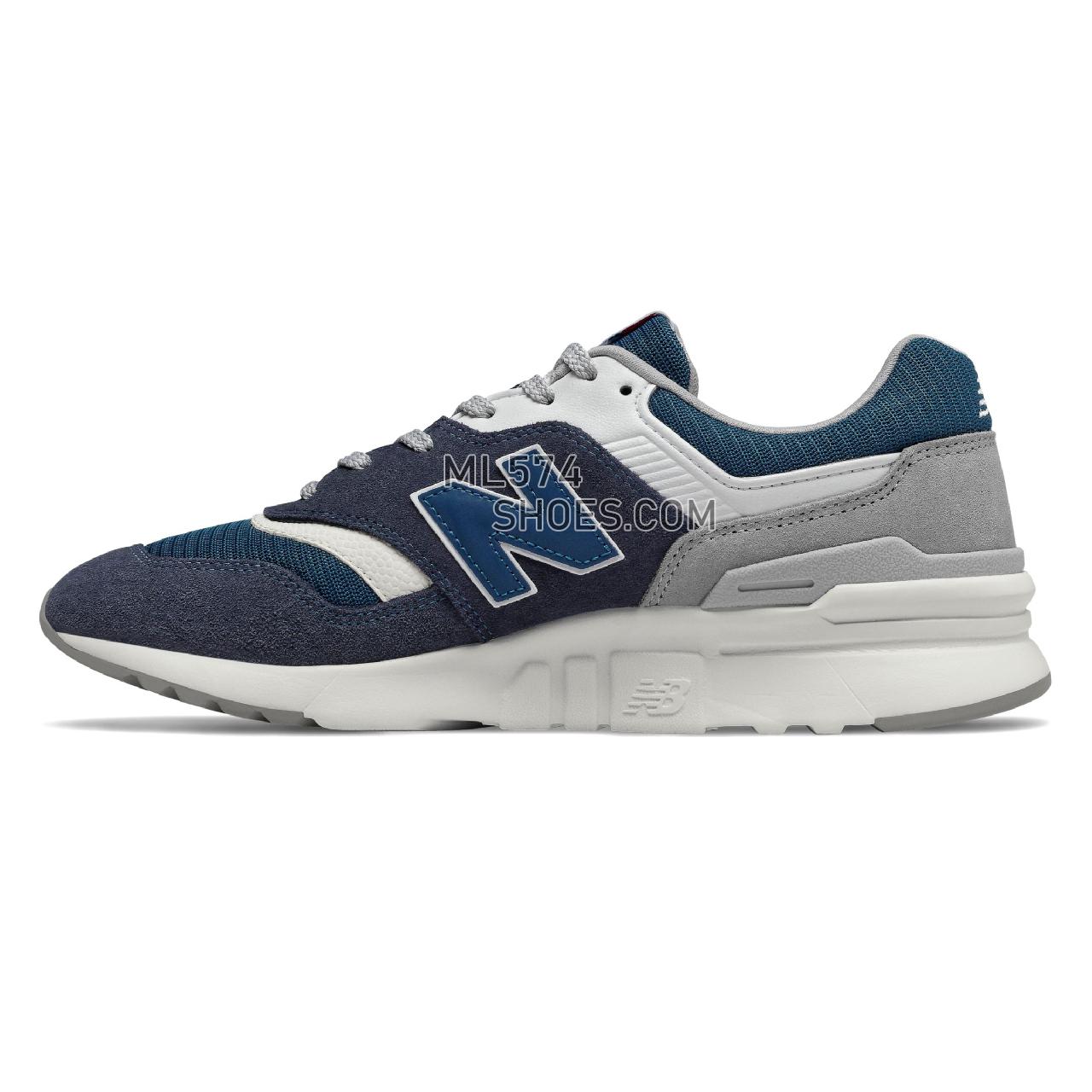 New Balance 997H - Men's Classic Sneakers - Eclipse with Rain Cloud - CM997HDQ