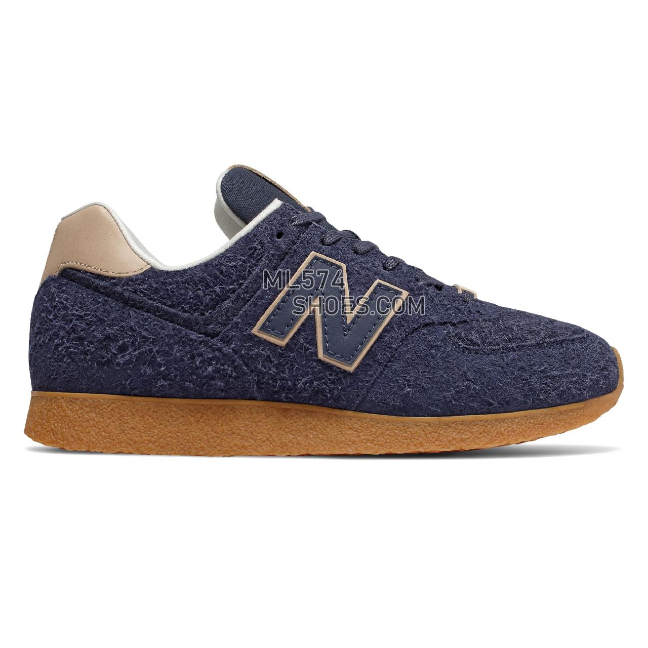New Balance 574A - Men's Classic Sneakers - Navy with Veg Tan - ML574ANC