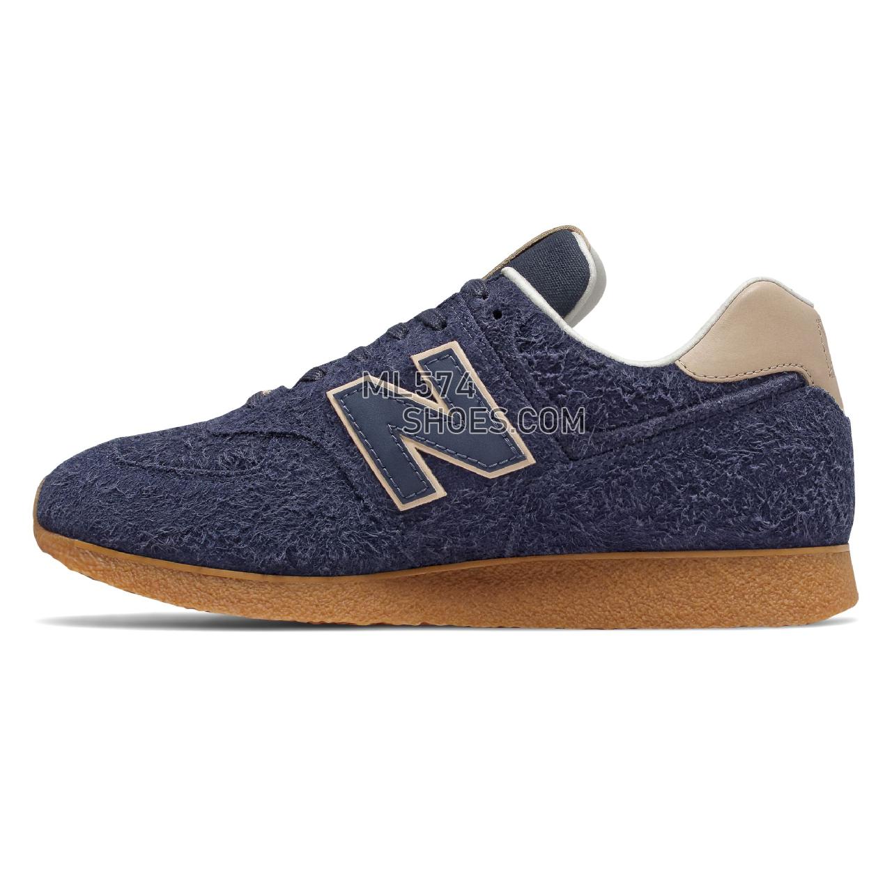 New Balance 574A - Men's Classic Sneakers - Navy with Veg Tan - ML574ANC