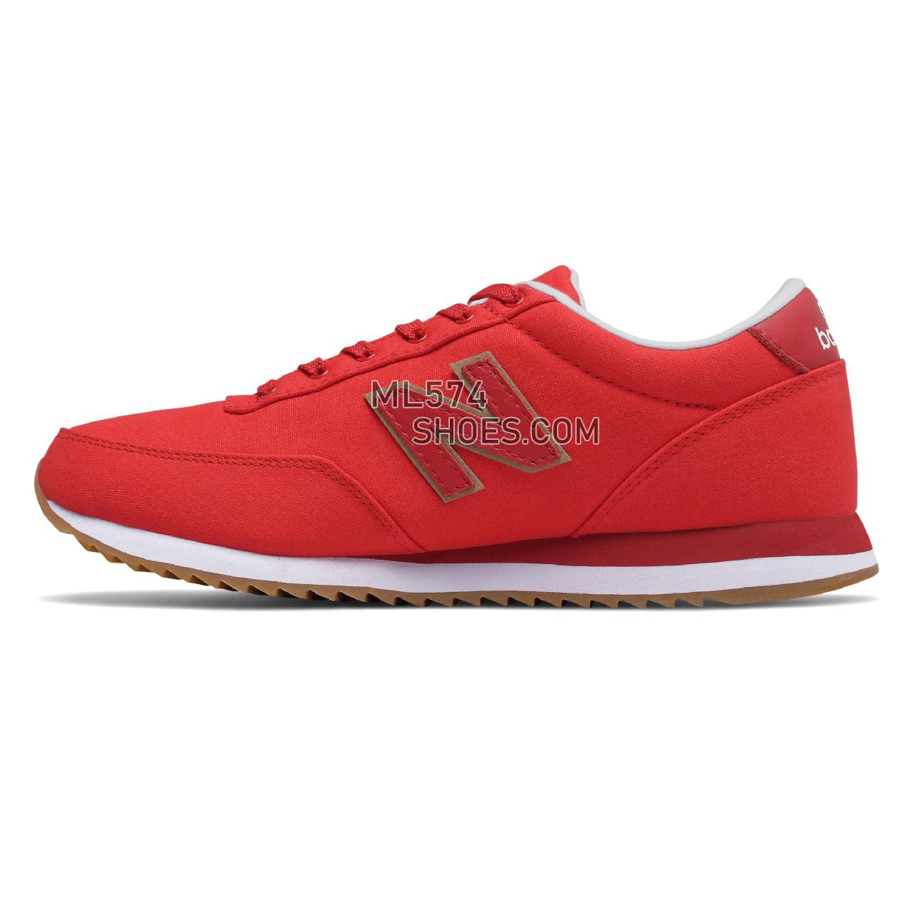 New Balance 501 - Men's Classic Sneakers - Red with White - MZ501JAB