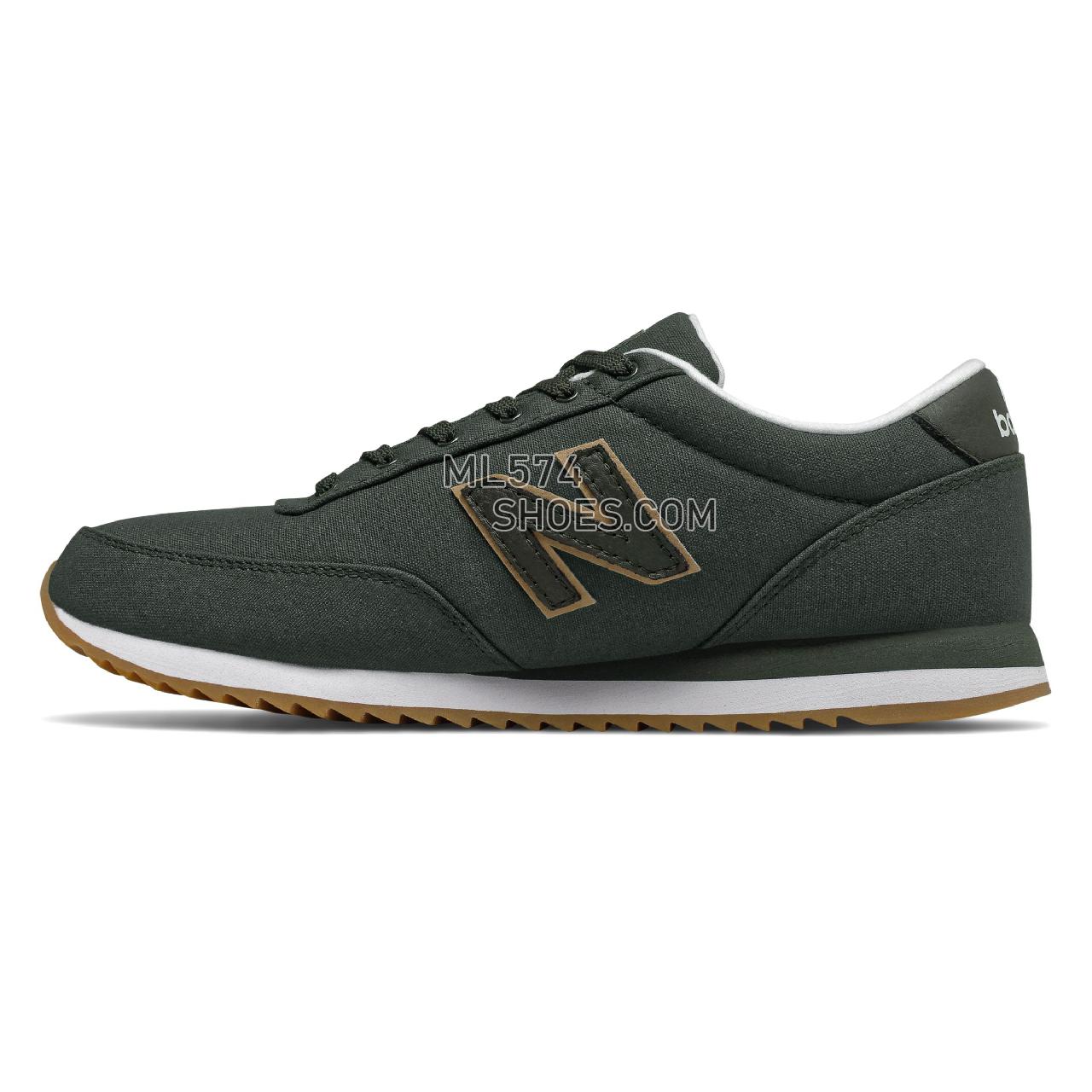 New Balance 501 - Men's Classic Sneakers - Olive with White - MZ501JAD