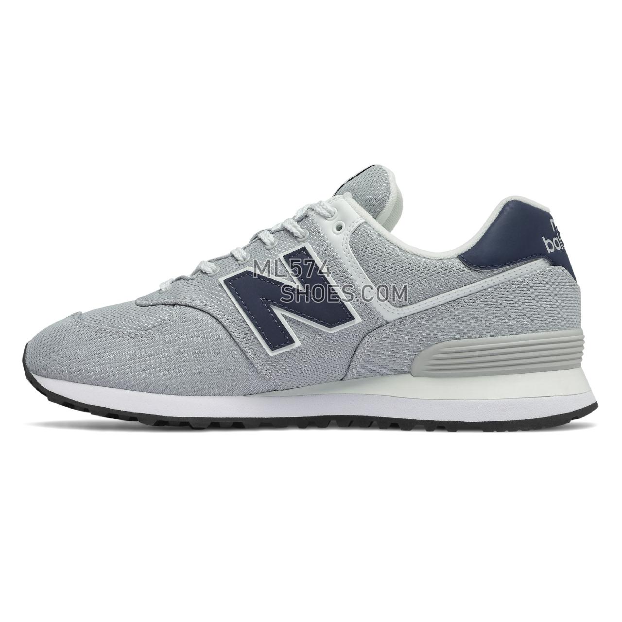 New Balance 574 - Men's Classic Sneakers - Grey with Black - ML574JA