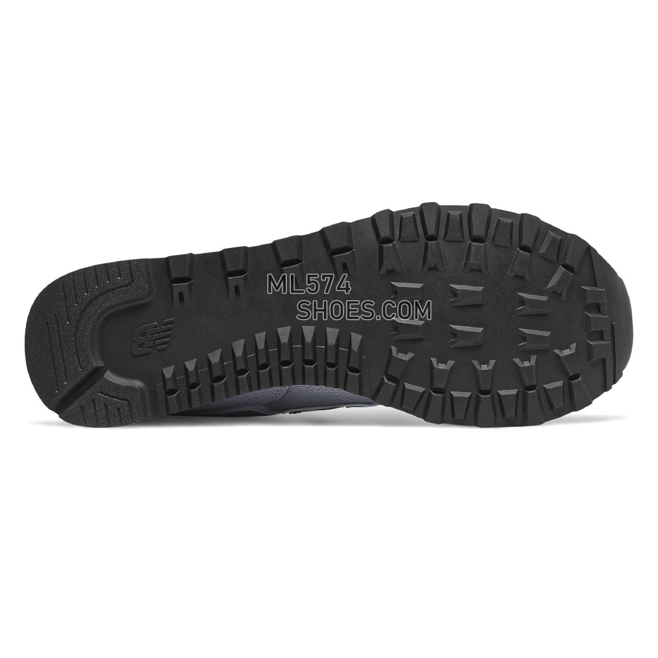 New Balance 574 - Men's Classic Sneakers - Grey with Black - ML574JA
