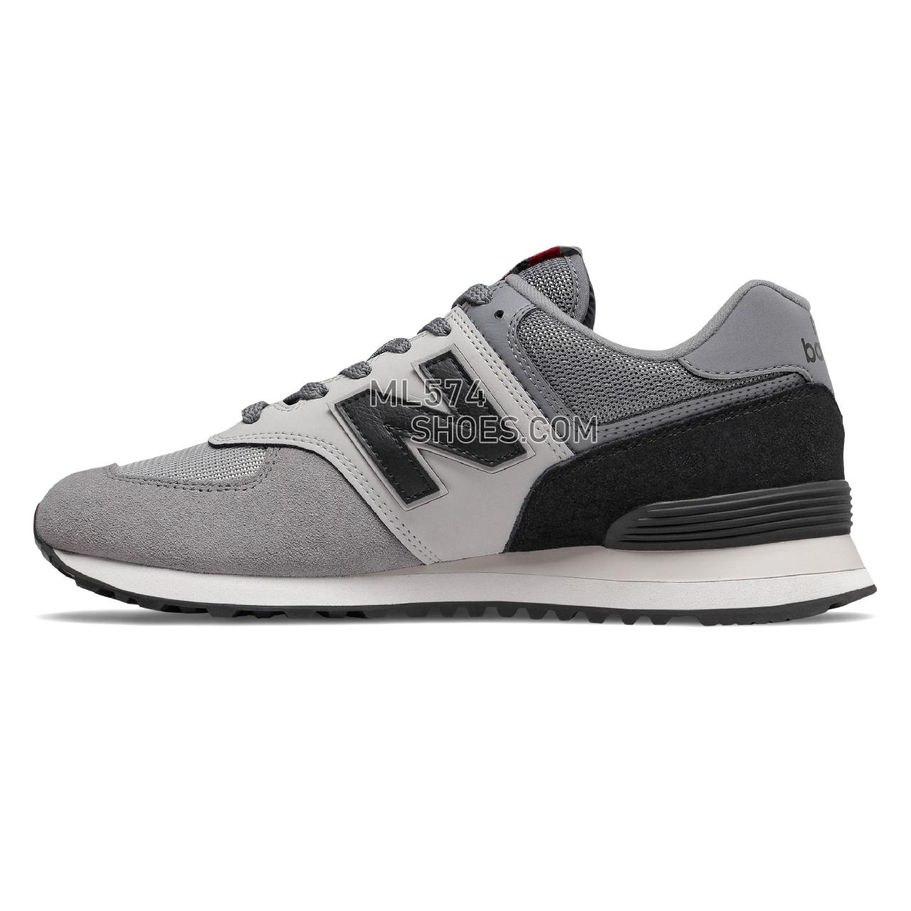 New Balance 574 - Men's Classic Sneakers - Marblehead with Black - ML574JHV