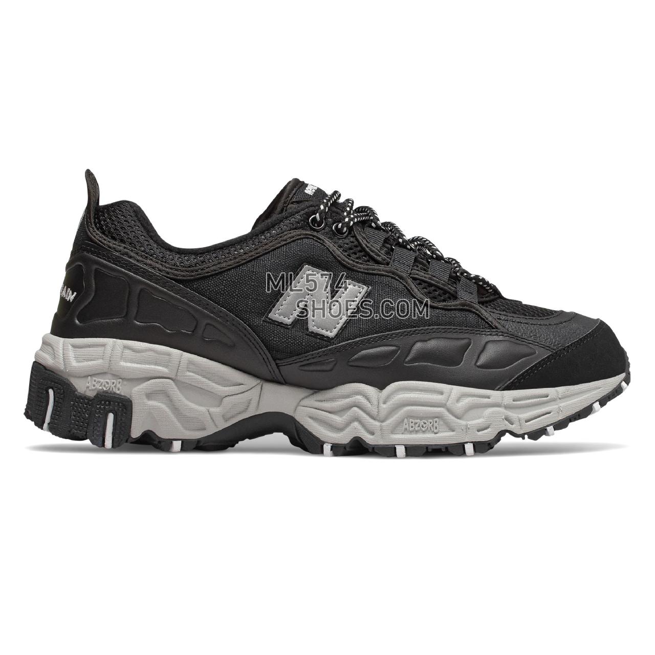 New Balance 801 - Men's Classic Sneakers - Black with Metallic Silver - ML801SA