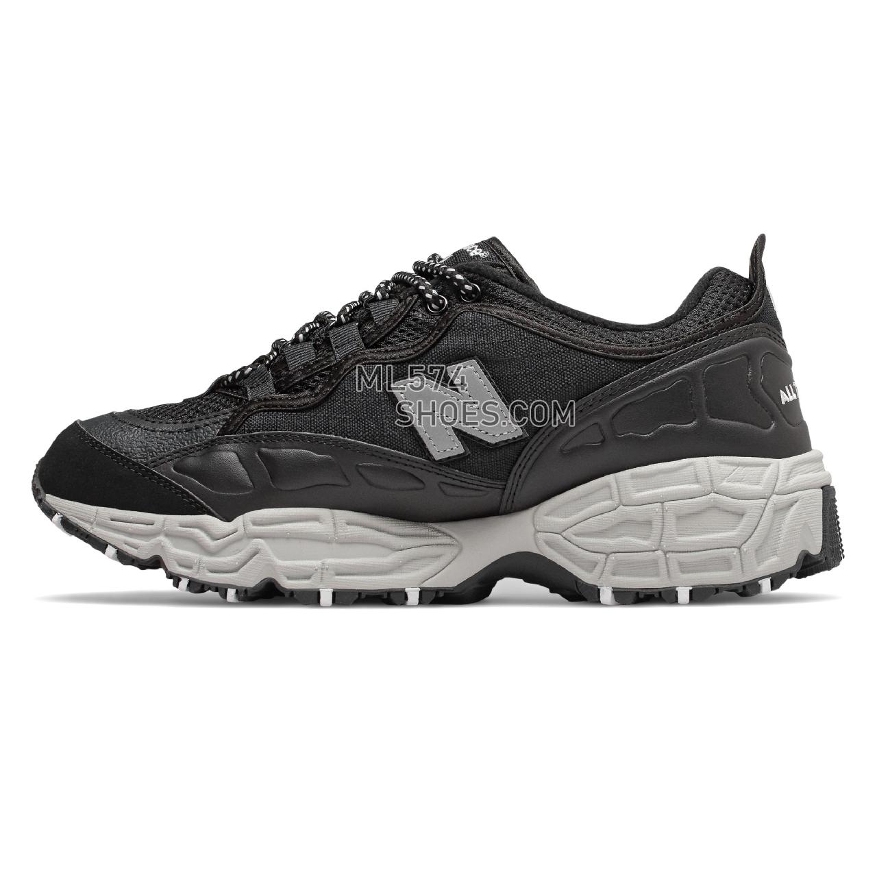 New Balance 801 - Men's Classic Sneakers - Black with Metallic Silver - ML801SA