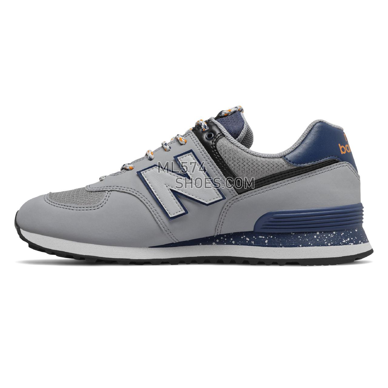 New Balance 574 - Men's Classic Sneakers - Steel with Moroccan Tile - ML574NFJ
