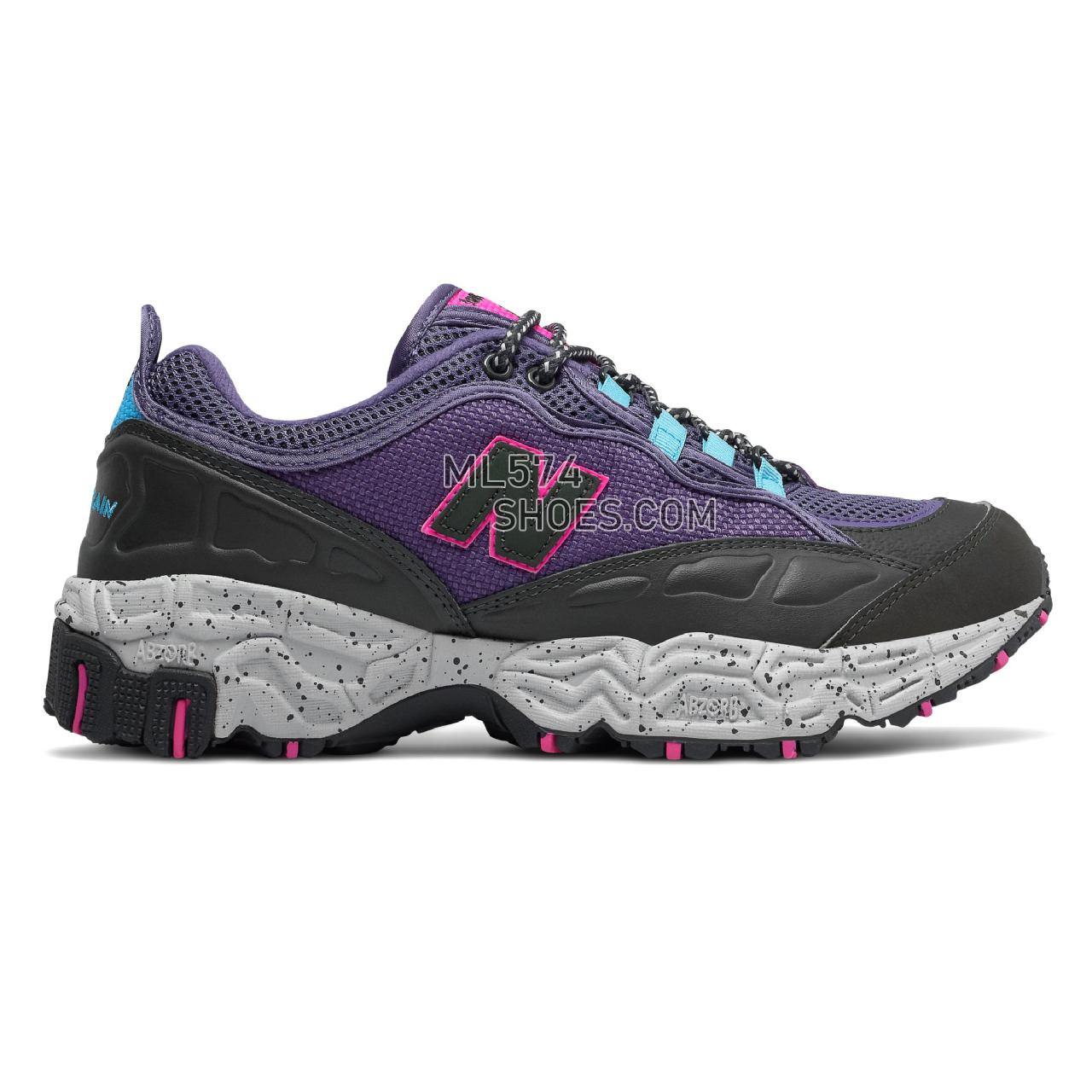 New Balance 801 - Men's Classic Sneakers - Violet Fluorite with Defense Green - ML801GLD