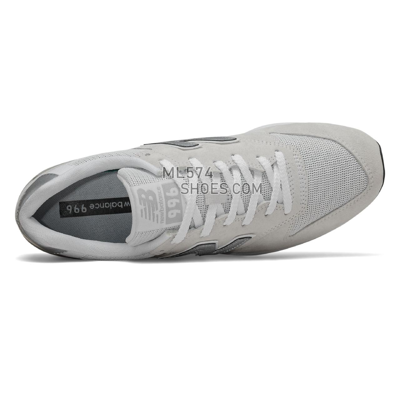 New Balance 996v2 - Men's Classic Sneakers - Nimbus Cloud with Silver - CM996BT