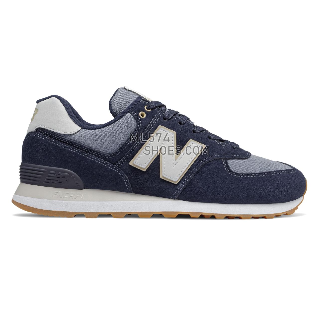 New Balance 574 - Men's Classic Sneakers - Pigment with Moonbeam - ML574SNJ