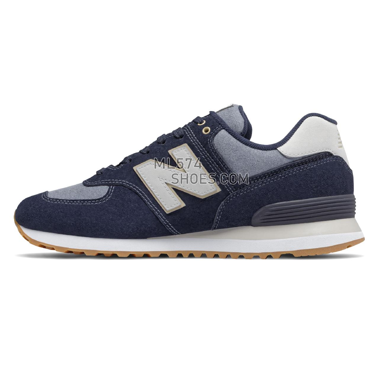 New Balance 574 - Men's Classic Sneakers - Pigment with Moonbeam - ML574SNJ