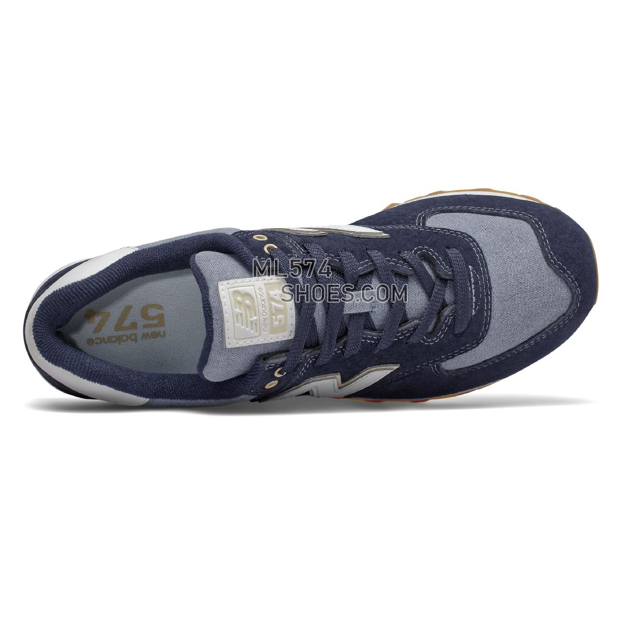 New Balance 574 - Men's Classic Sneakers - Pigment with Moonbeam - ML574SNJ