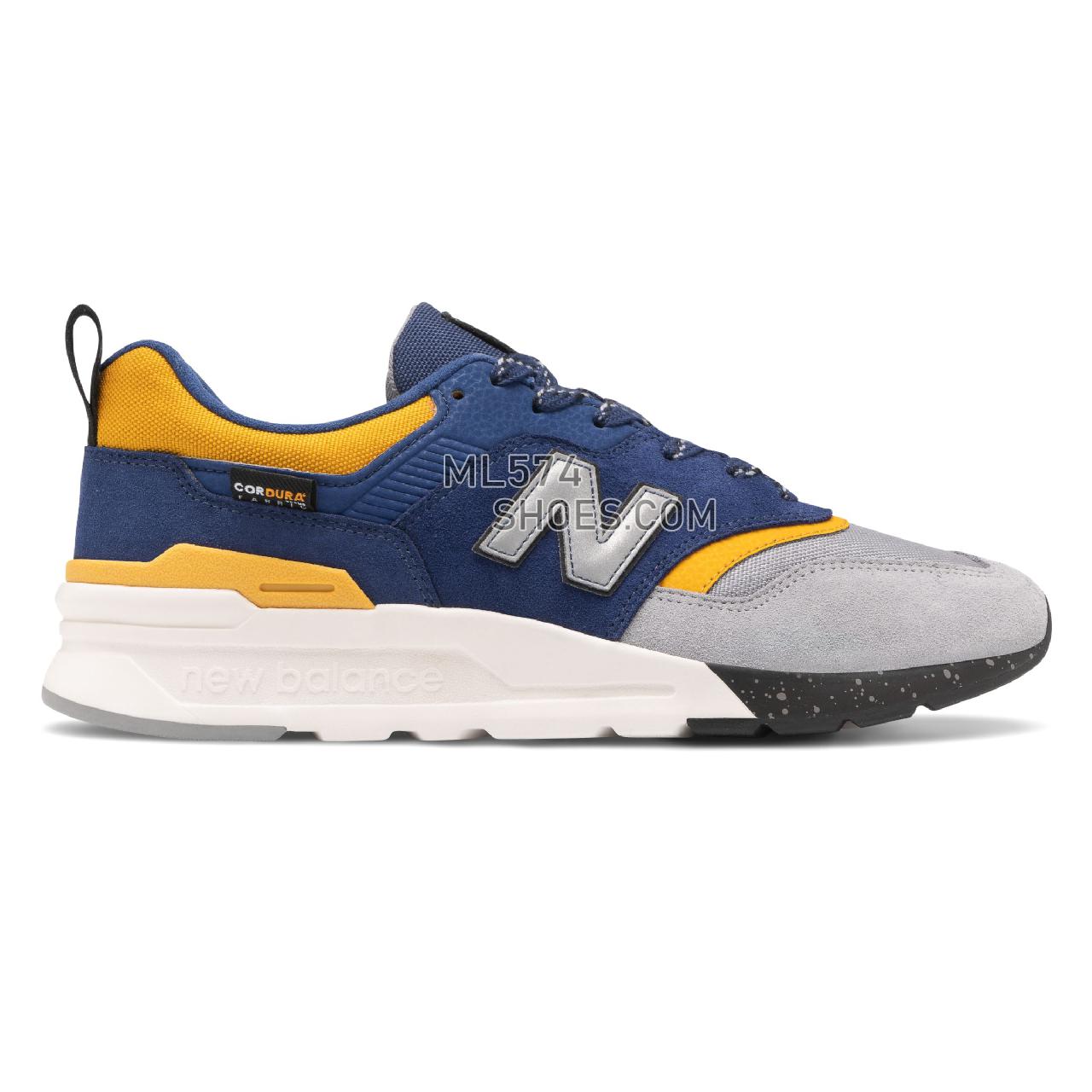 New Balance 997H - Men's Classic Sneakers - Techtonic Blue with Steel - CM997HYR