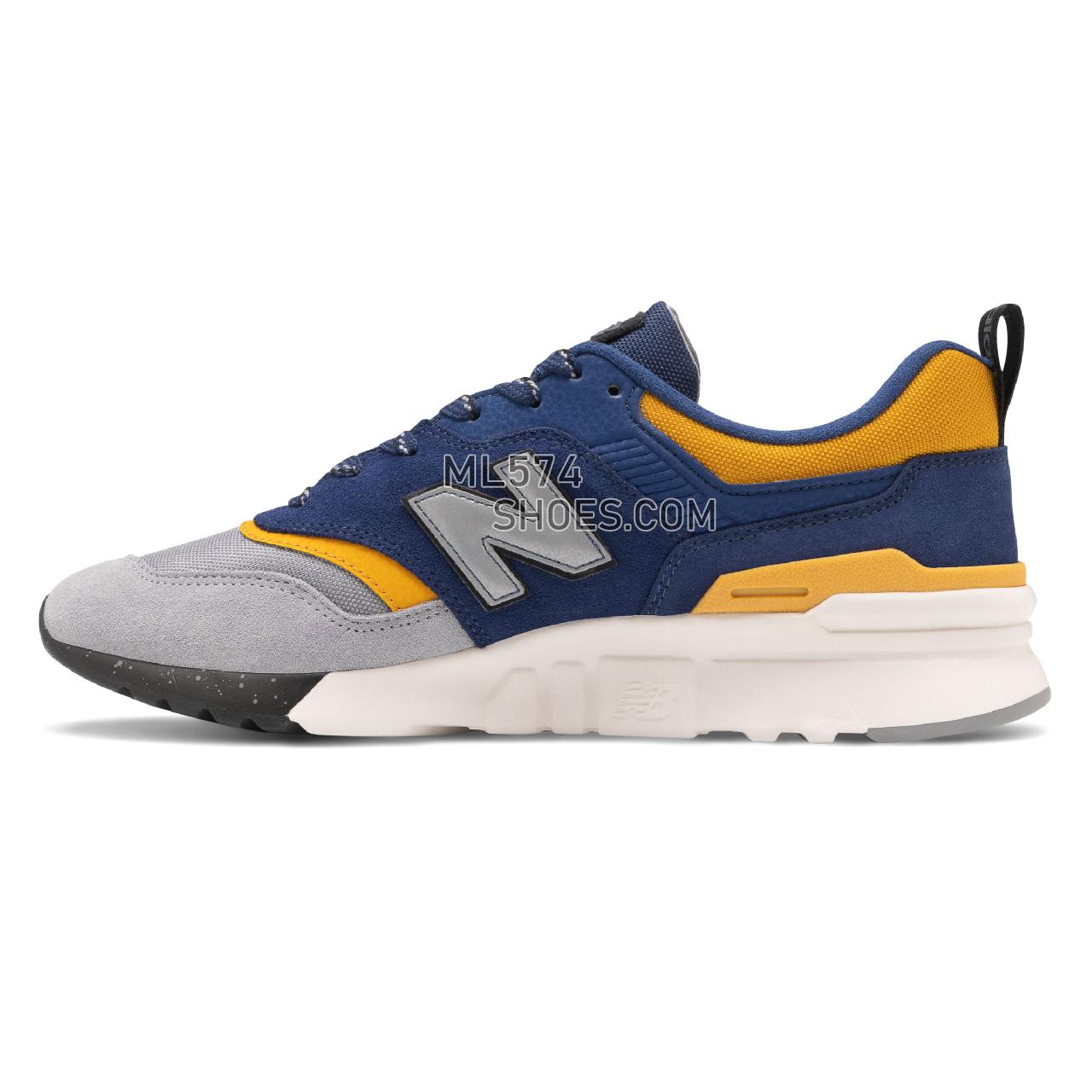 New Balance 997H - Men's Classic Sneakers - Techtonic Blue with Steel - CM997HYR
