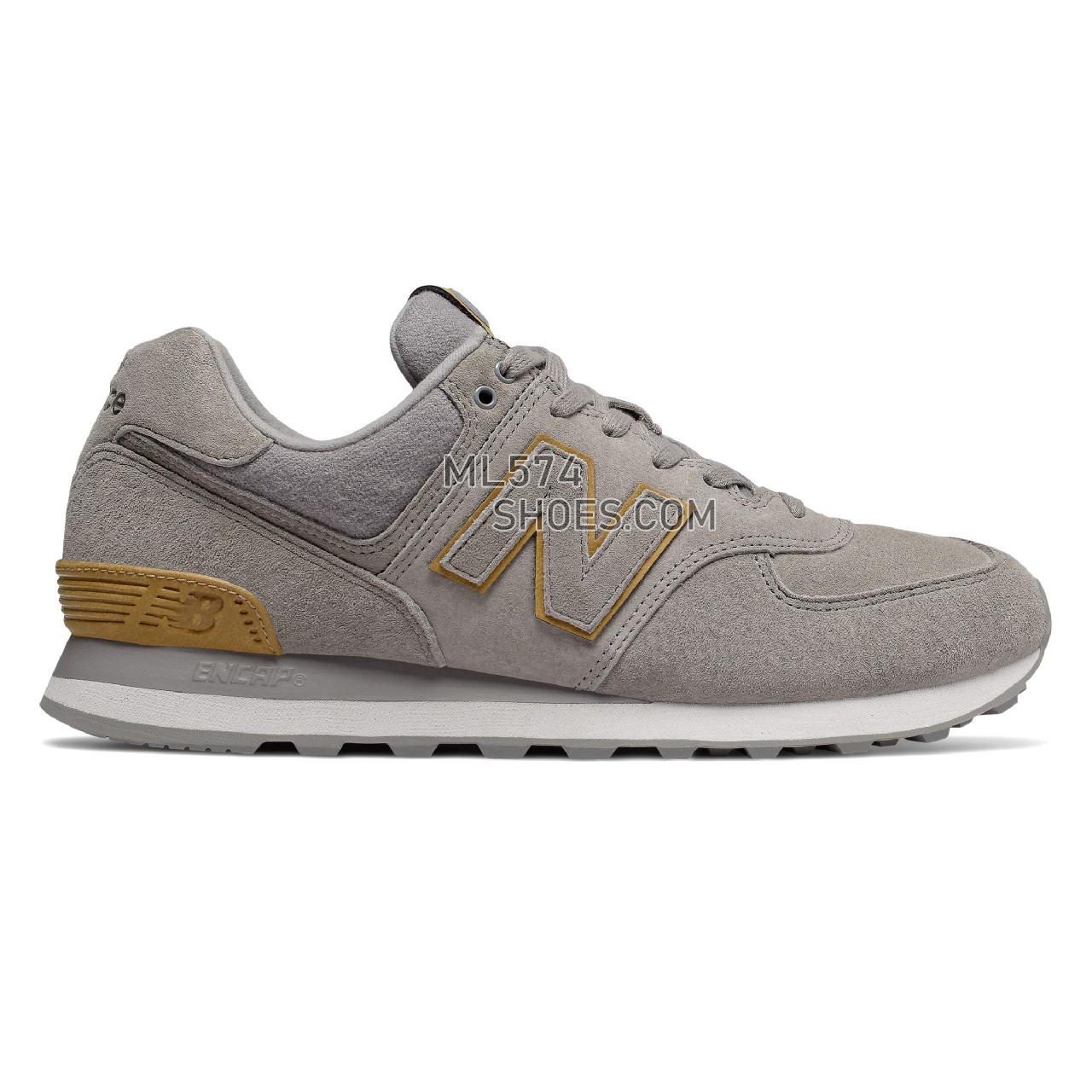 New Balance 574 - Men's Classic Sneakers - Marblehead with Goldrush - ML574JFD