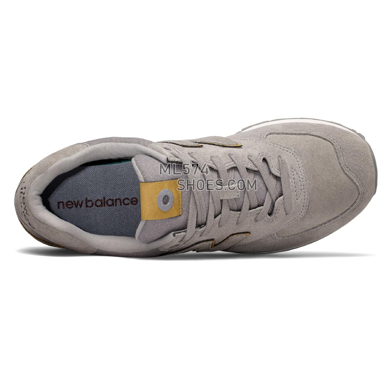 New Balance 574 - Men's Classic Sneakers - Marblehead with Goldrush - ML574JFD