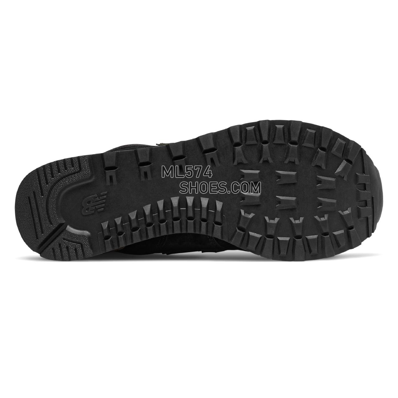 New Balance 574 - Men's Classic Sneakers - Black with Tan - ML574JFE