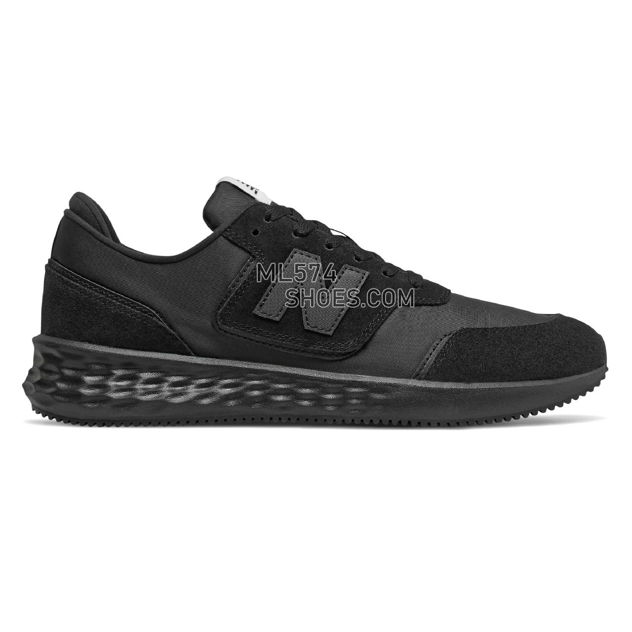 New Balance Fresh Foam X-70 - Men's Sport Style Sneakers - Black with Lead - MSX70CB