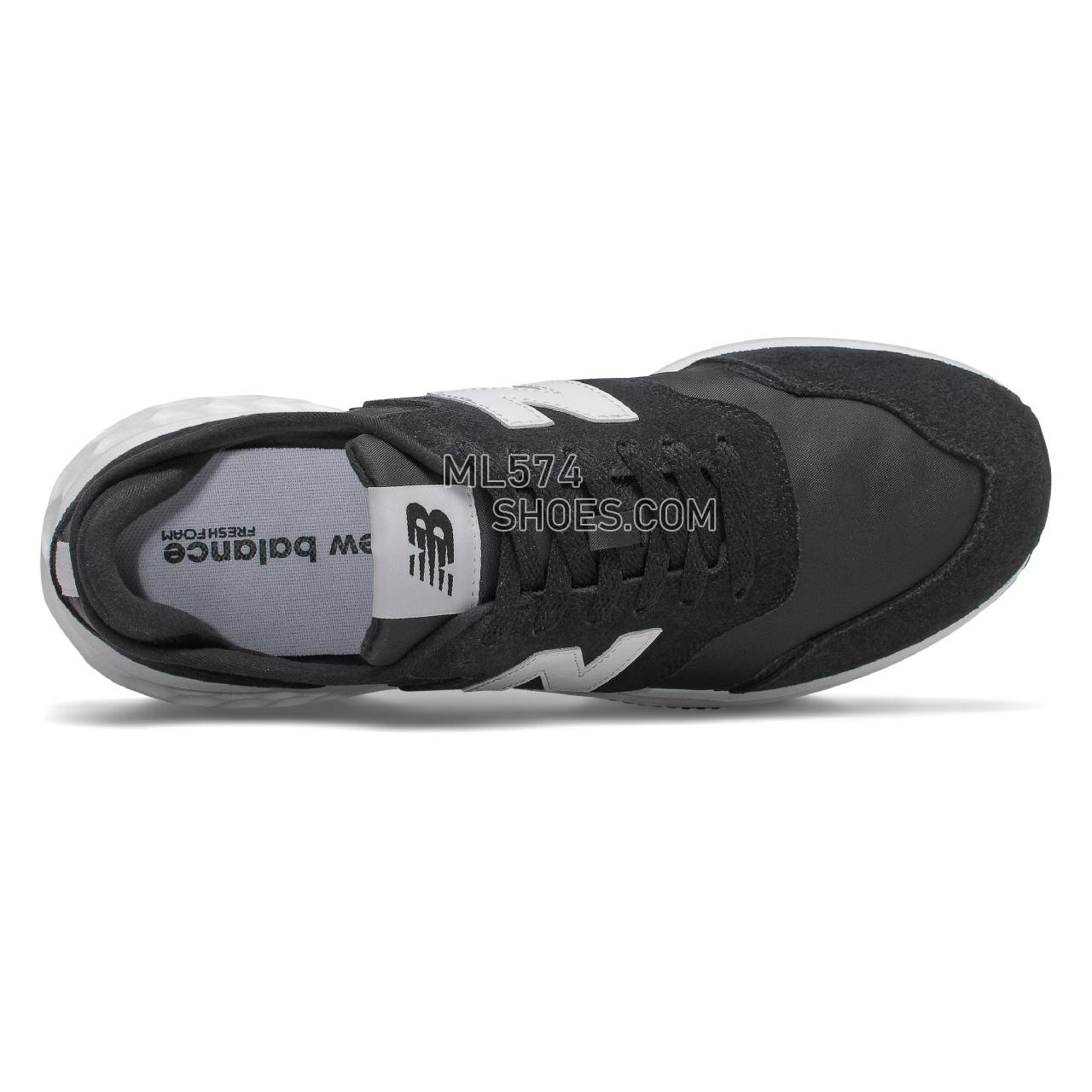 New Balance Fresh Foam X-70 - Men's Sport Style Sneakers - Black with Munsell White - MSX70CD