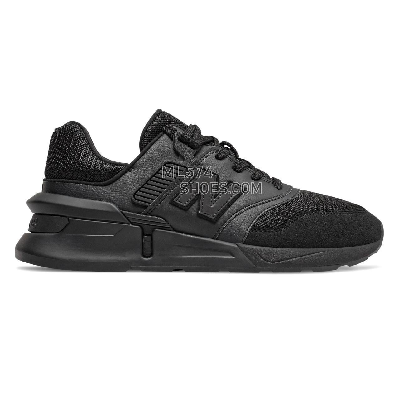 New Balance 997 Sport - Men's Sport Style Sneakers - Black Plum with Black - MS997LOP