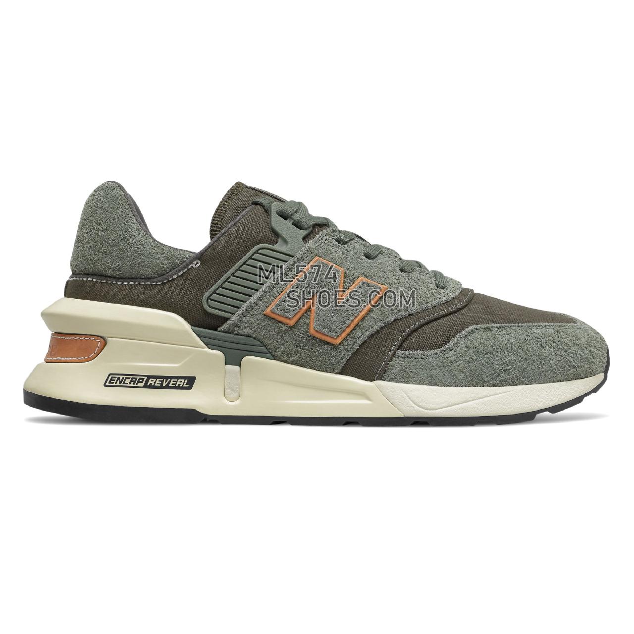 New Balance 997 Sport - Men's Sport Style Sneakers - Slate Green with Camo Green - MS997LOF