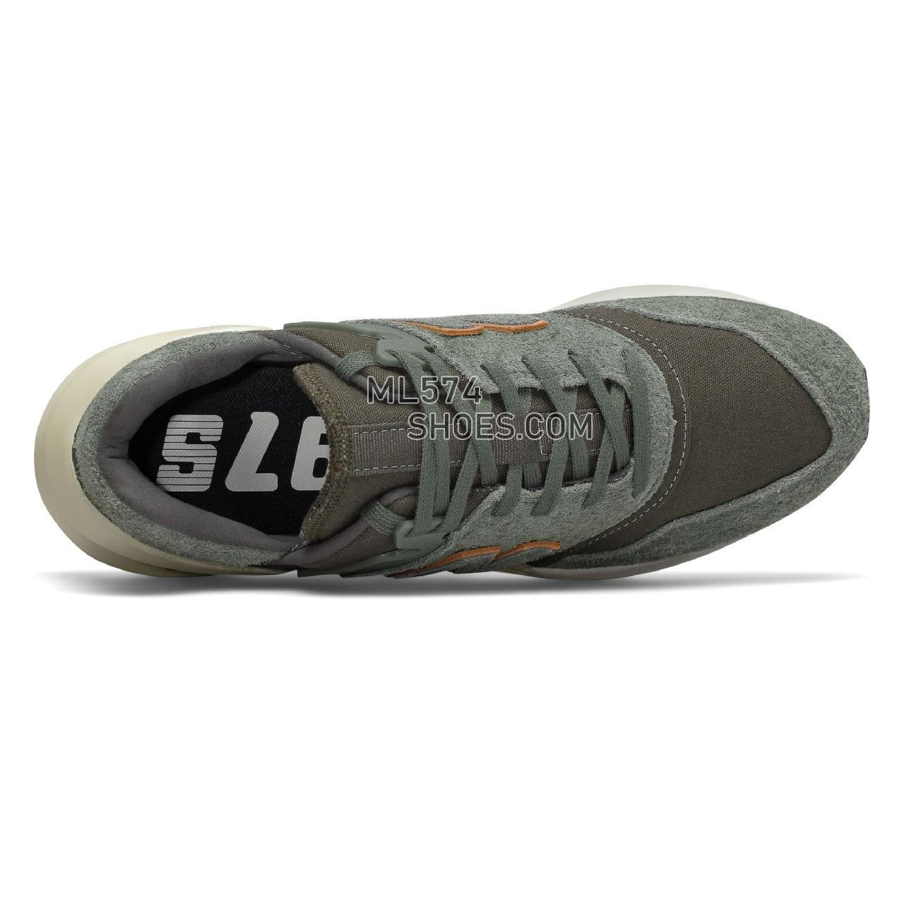 New Balance 997 Sport - Men's Sport Style Sneakers - Slate Green with Camo Green - MS997LOF