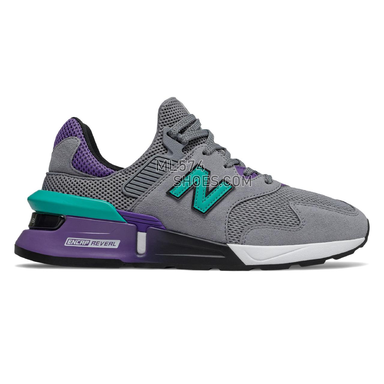 New Balance 997 Sport - Men's Sport Style Sneakers - Steel with Verdite - MS997JKC