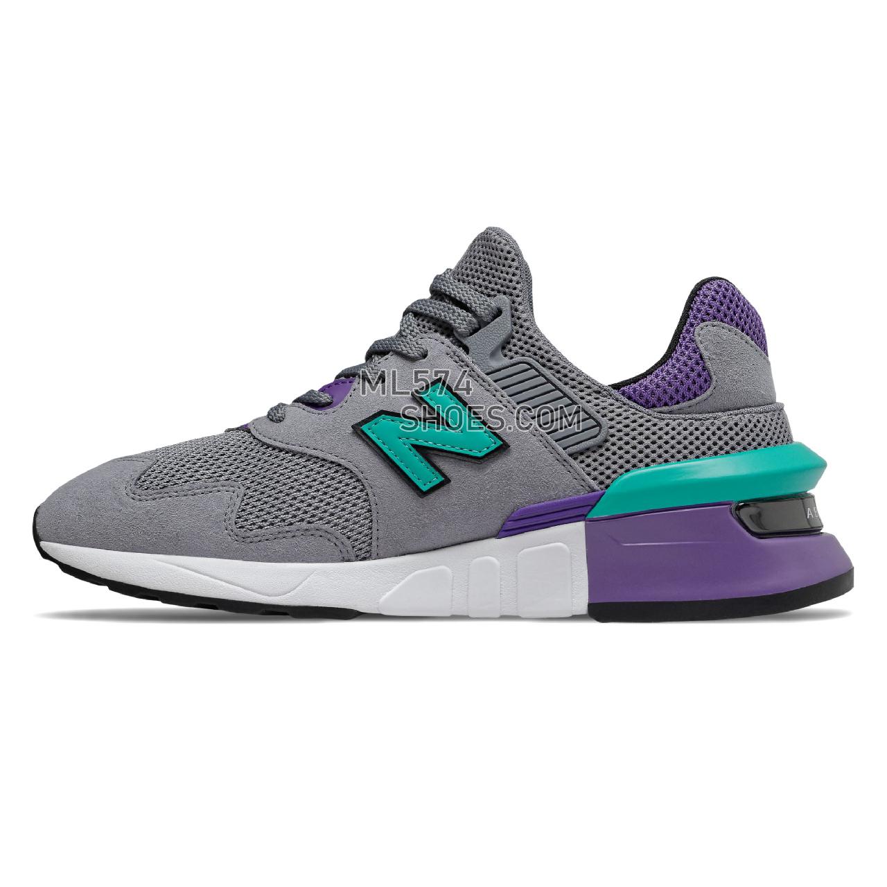 New Balance 997 Sport - Men's Sport Style Sneakers - Steel with Verdite - MS997JKC