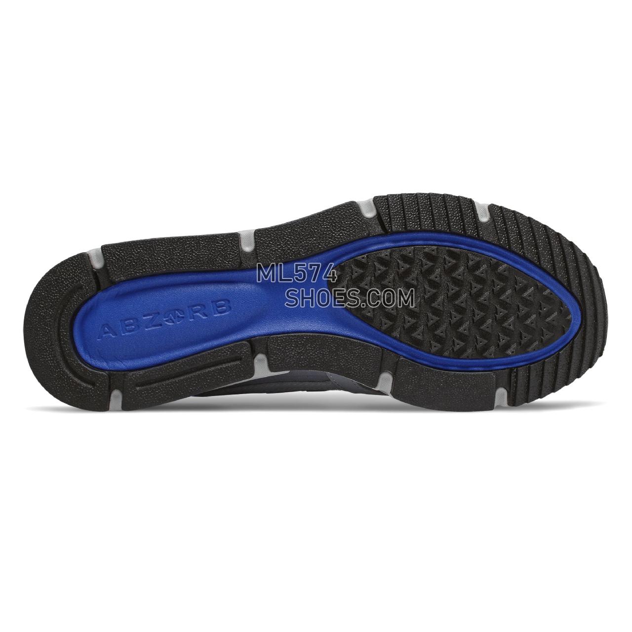 New Balance X-Racer - Men's Sport Style Sneakers - Steel with Vivid Cobalt - MSXRCHTT