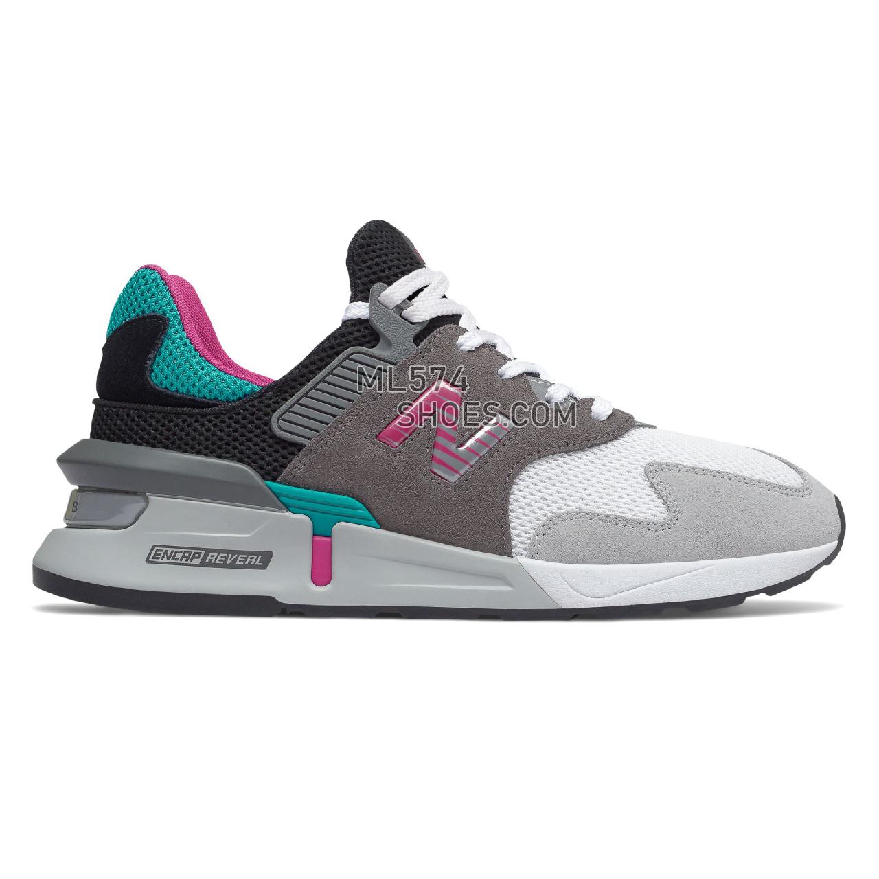 New Balance 997 Sport - Men's Sport Style Sneakers - Castlerock with Amazonite - MS997JCF