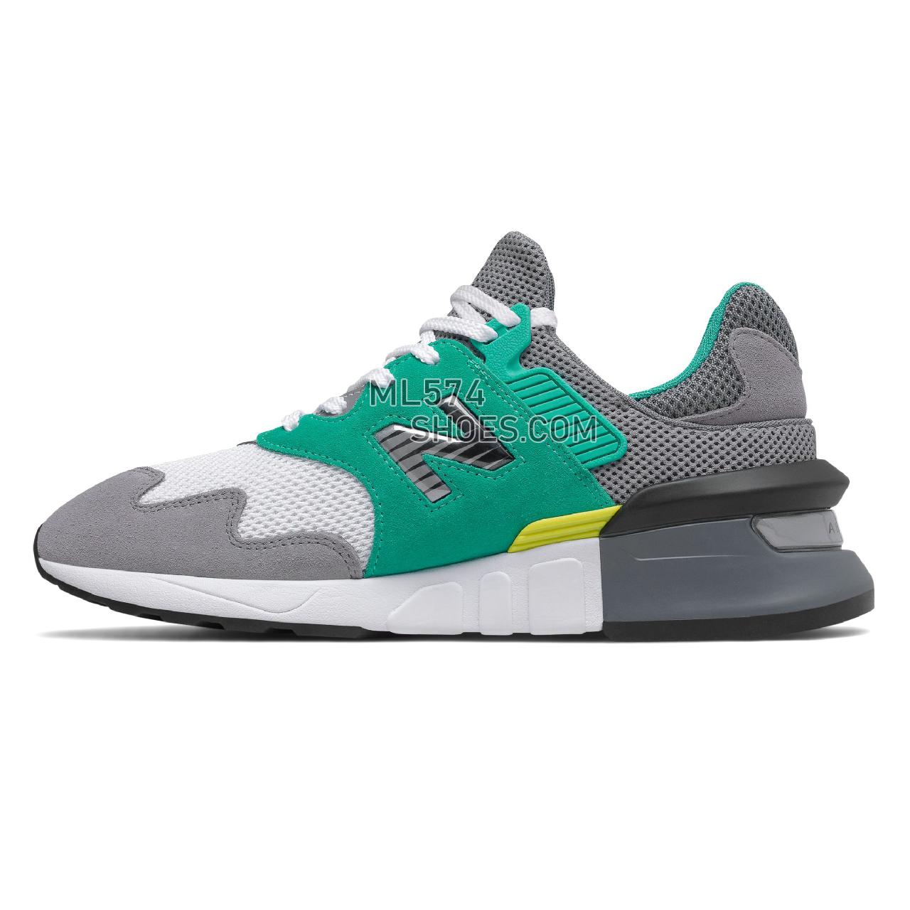 New Balance 997 Sport - Men's Sport Style Sneakers - Gunmetal with Verdite - MS997JCG