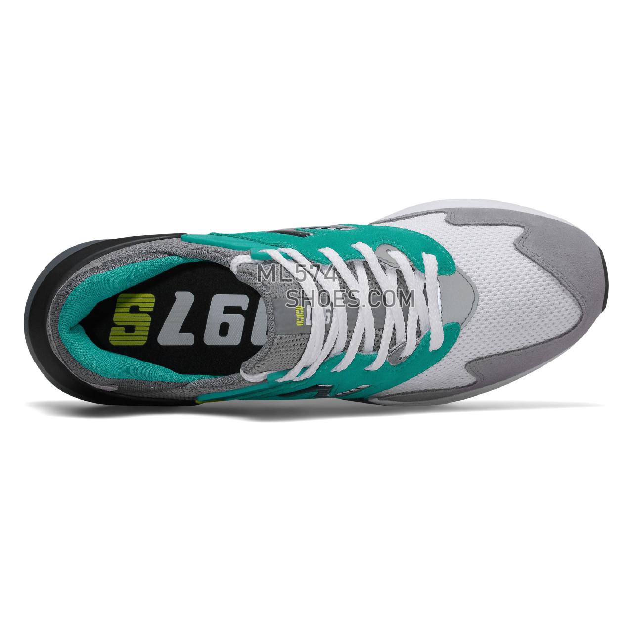 New Balance 997 Sport - Men's Sport Style Sneakers - Gunmetal with Verdite - MS997JCG