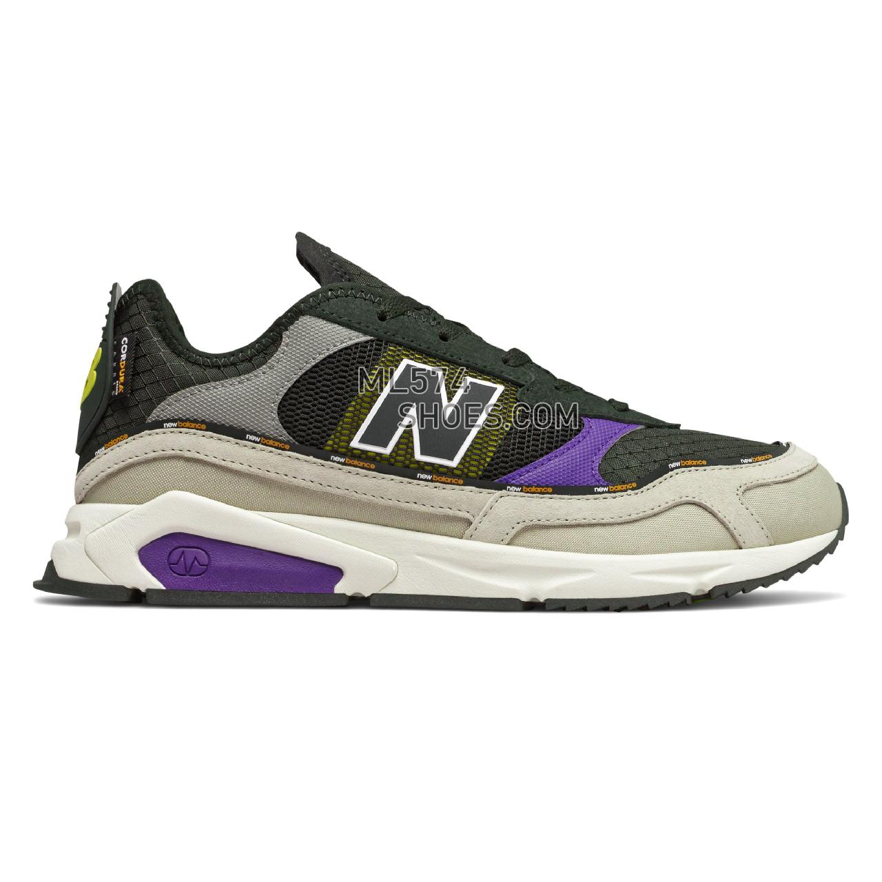 New Balance X-Racer - Men's Sport Style Sneakers - Stonewear with Prism Purple - MSXRCTRF