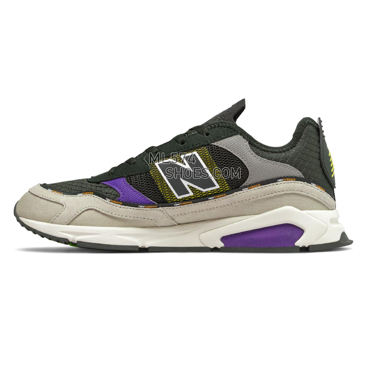 New Balance X-Racer - Men's Sport Style Sneakers - Stonewear with Prism Purple - MSXRCTRF