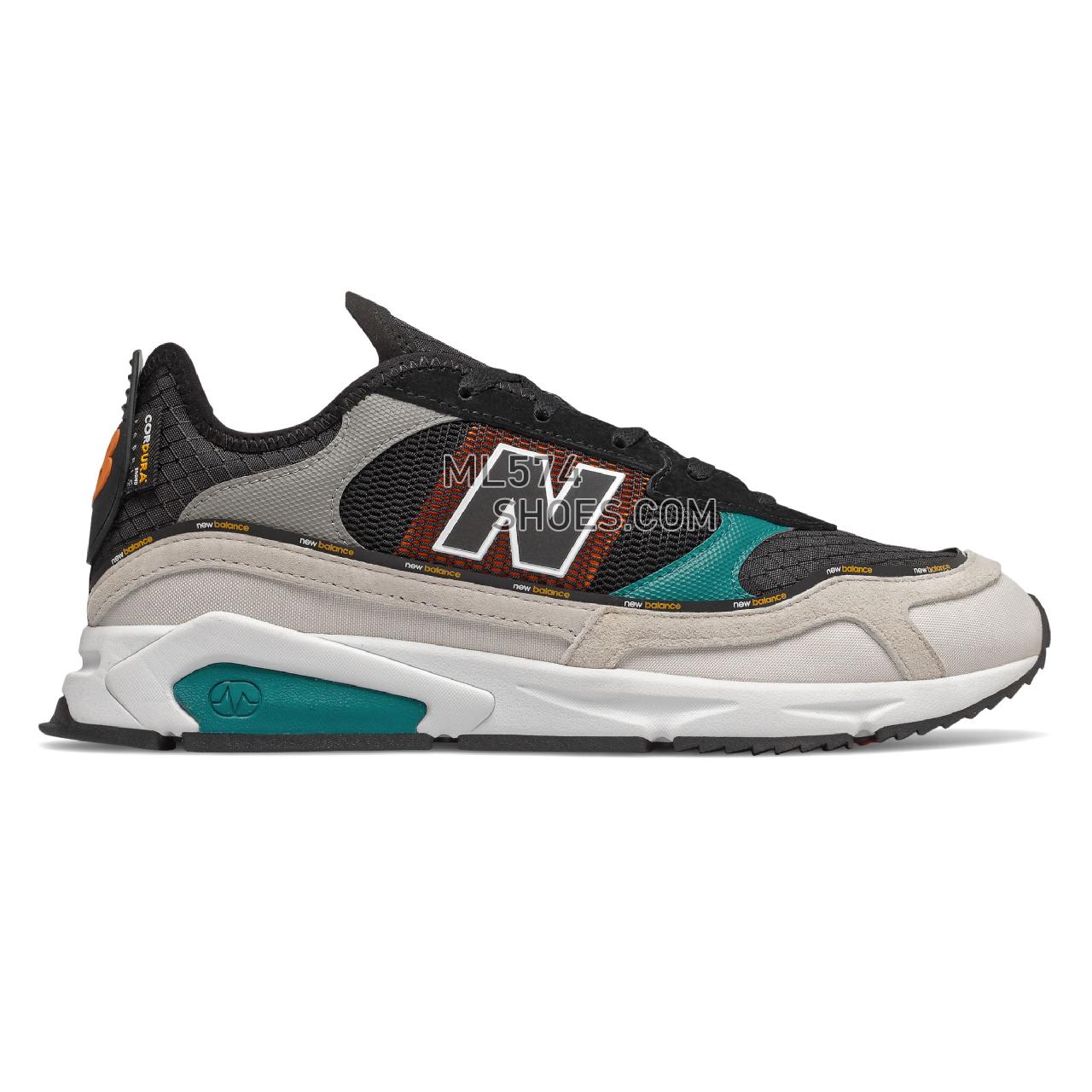 New Balance X-Racer - Men's Sport Style Sneakers - White with Amazonite - MSXRCTRG