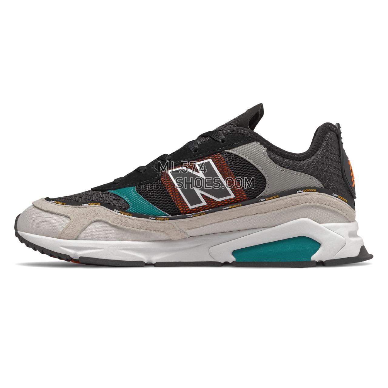 New Balance X-Racer - Men's Sport Style Sneakers - White with Amazonite - MSXRCTRG