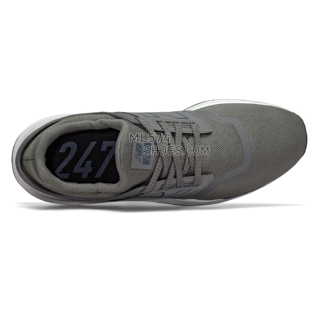 New Balance 247 - Men's Sport Style Sneakers - Techtonic Blue with Castlerock - MS247BA