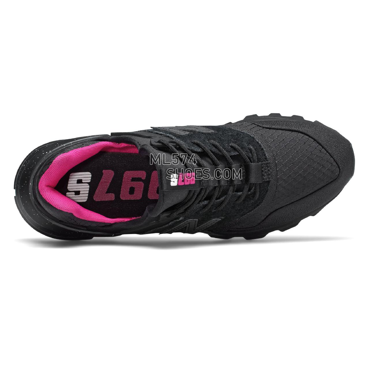 New Balance 997 Sport - Men's Sport Style Sneakers - Black with Pink - MS997SBP