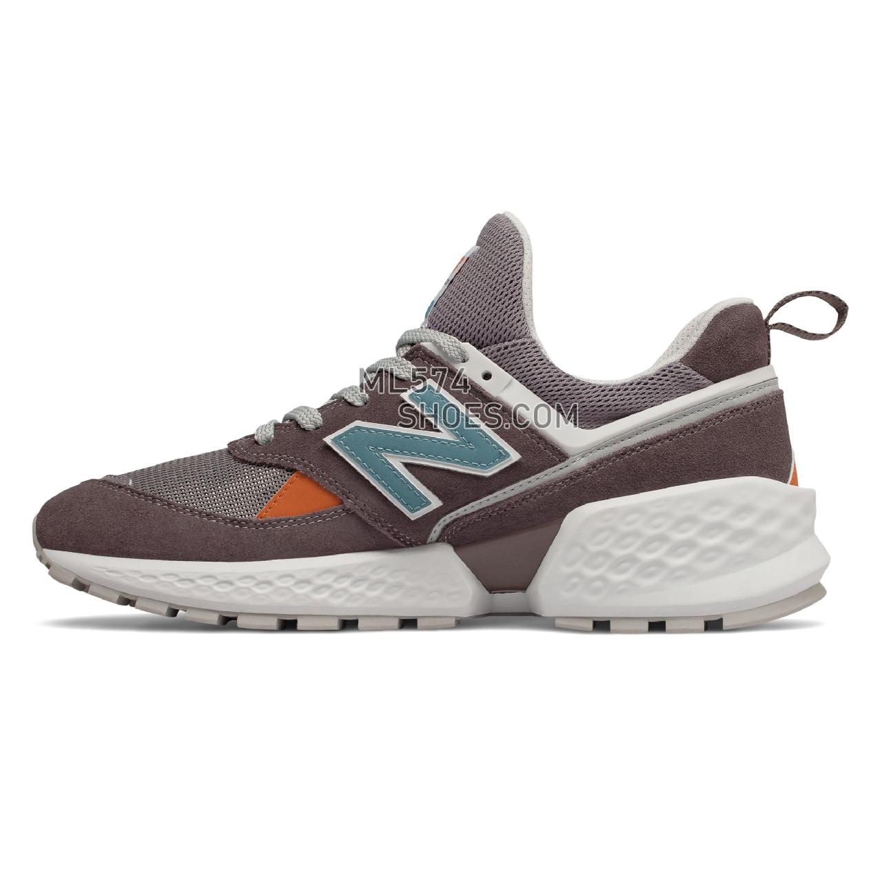 New Balance 574 Sport - Men's Sport Style Sneakers - Light Shale with White - MS574GND