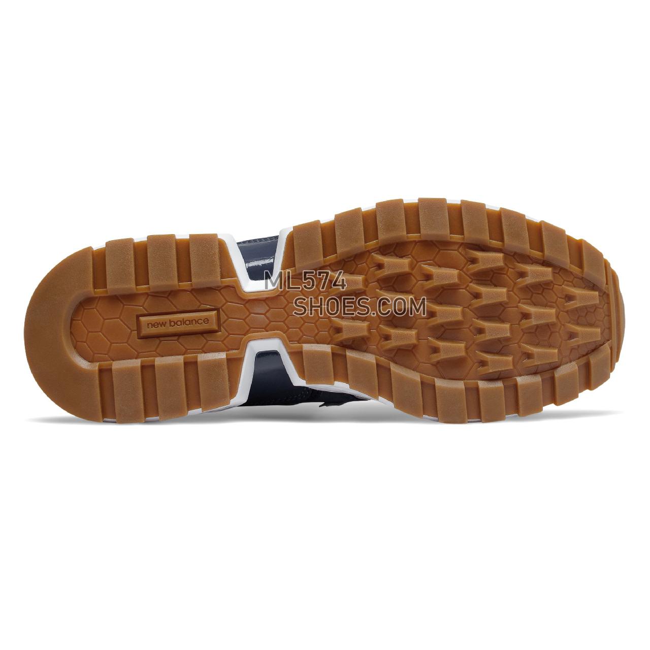 New Balance 574 Sport - Men's Sport Style Sneakers - NB Navy with Light Cliff Grey - MS574JUA