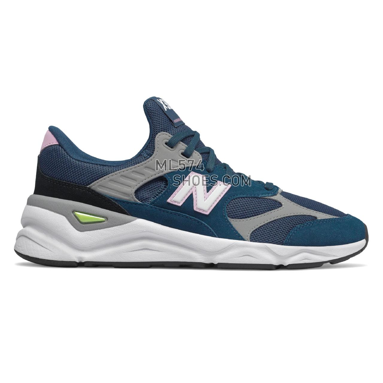 New Balance X-90 - Men's Sport Style Sneakers - North Sea with Team Away Grey - MSX90RCD