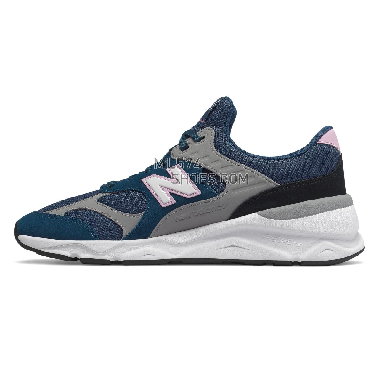 New Balance X-90 - Men's Sport Style Sneakers - North Sea with Team Away Grey - MSX90RCD
