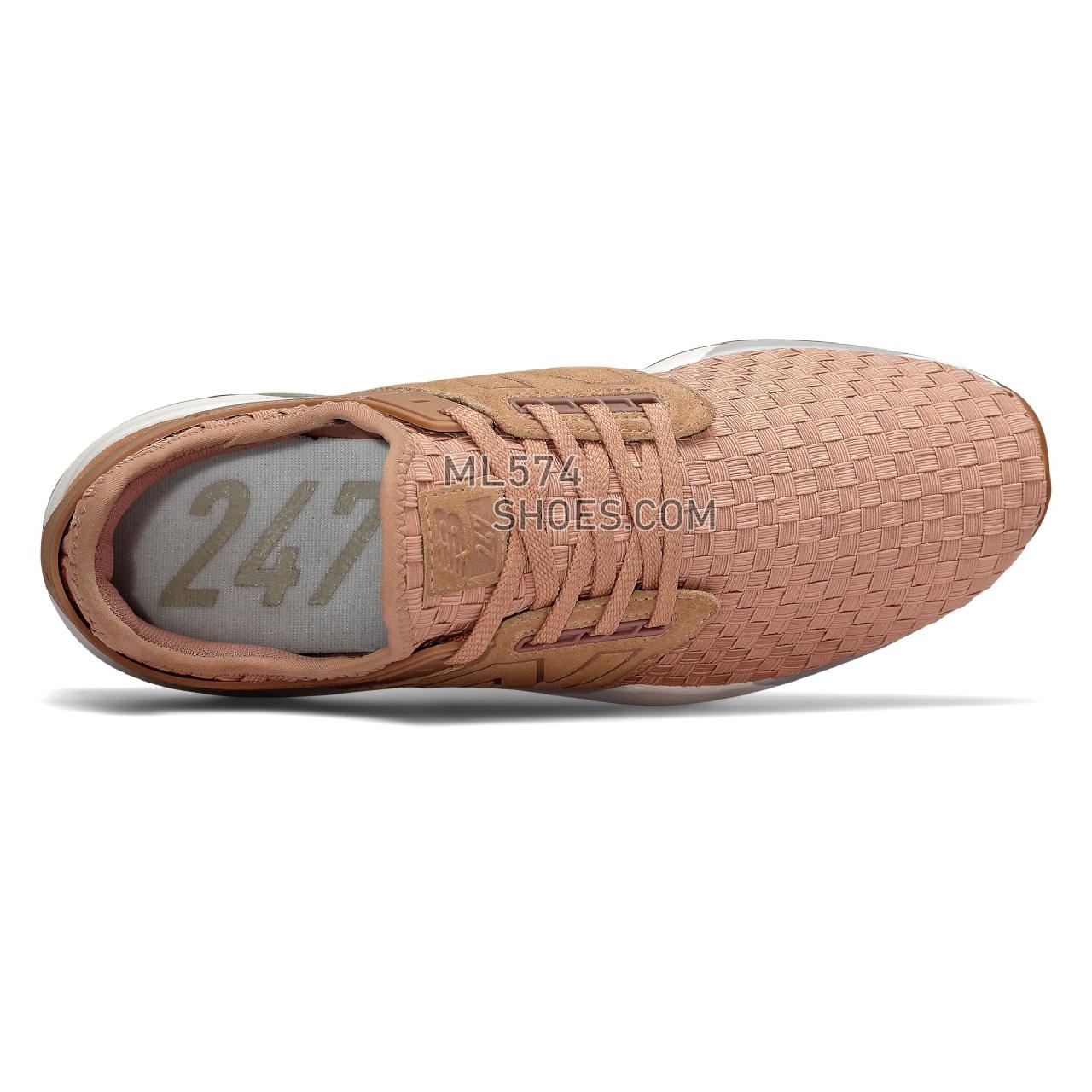 New Balance 247 - Men's Sport Style Sneakers - Desert Sand with Sea Salt - MS247WCM