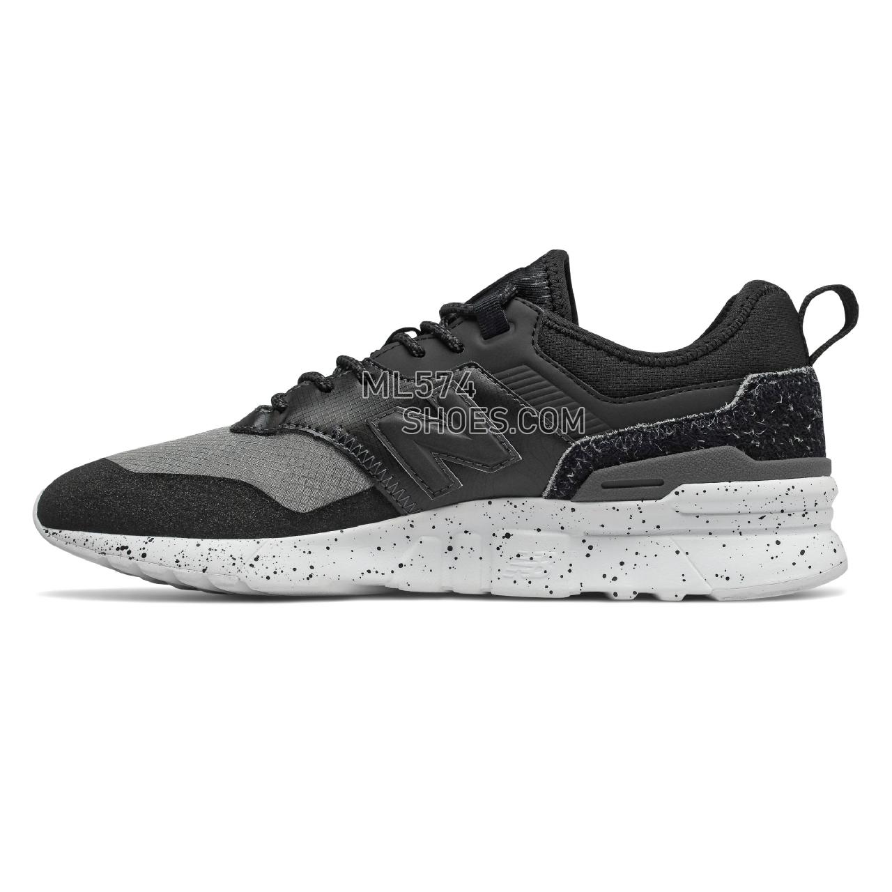 New Balance 997H Spring Hike Trail - Men's All Terrain - Black with White and Grey - CMT997HF