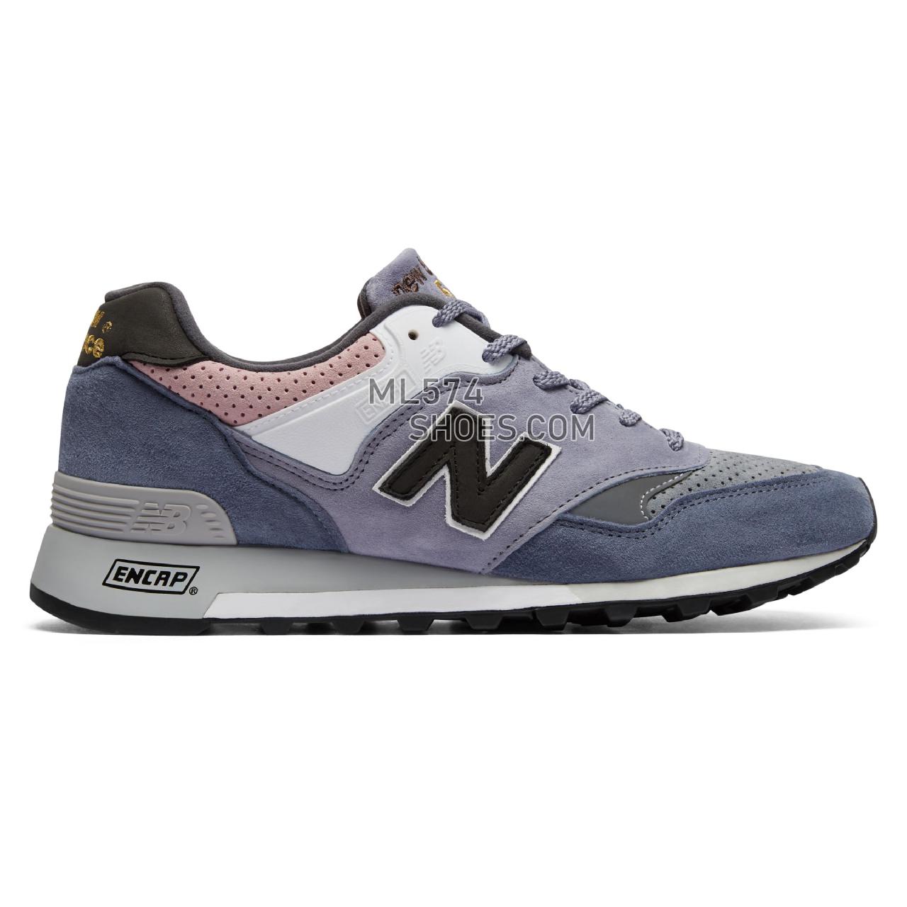 New Balance Made in UK 577 - Men's Made in USA And UK Sneakers - Blue with White and Pink - M577YOR